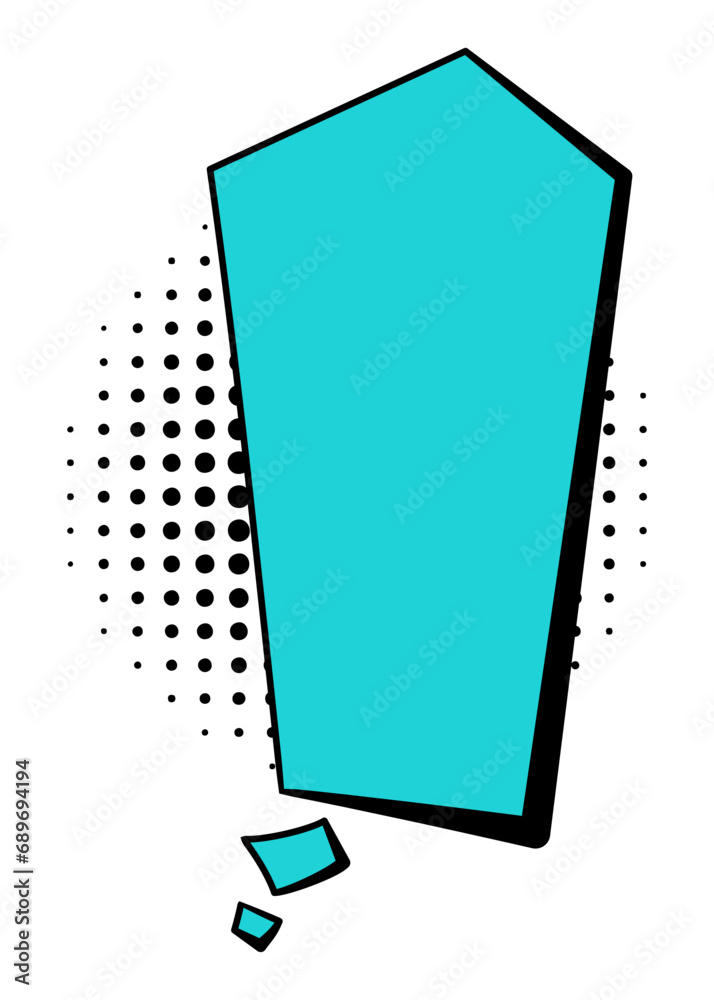 Comic style speech bubble. Speech balloon or element. Funny vector design element. Vector cartoon illustration isolated on white background