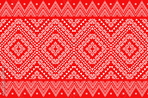 Traditional ethnic,geometric ethnic fabric pattern for textiles,rugs,wallpaper,clothing,sarong,batik,wrap,embroidery,print,background, illustration photo