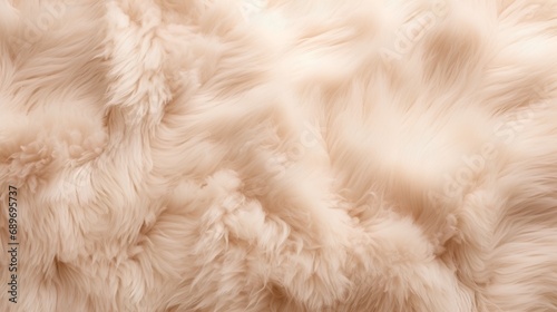 closeup of a soft wool texture with a soothing greige color palette, embodying an aesthetic and minimalist style perfect for serene design backgrounds. photo