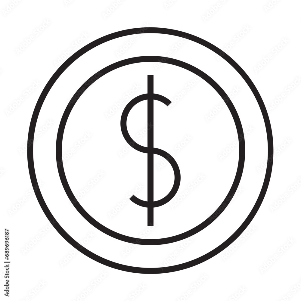 Dollar icon Design Dollar icon Design