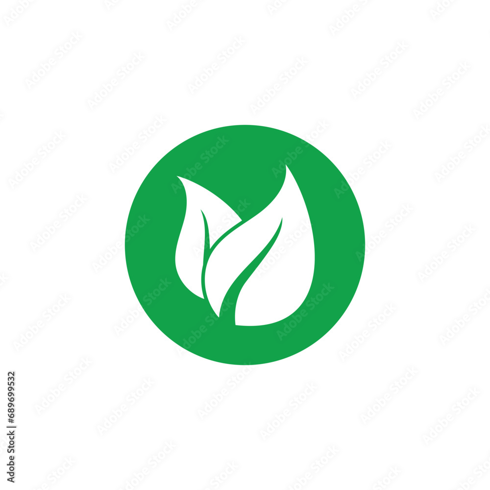 Leaf logo vector template element symbol design Leaf logo vector template element symbol design