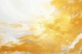 A painting of yellow and white colors