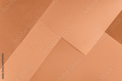 Demonstrating color of the year 2024. Pastel beige colored background with copy space showing trendy color for the nex year. High quality photo photo