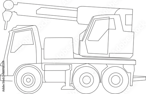 Constraction vehicles coloring book