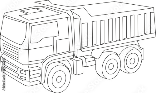 Constraction vehicles coloring book