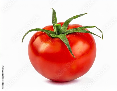 Isolated tomato infront of white background