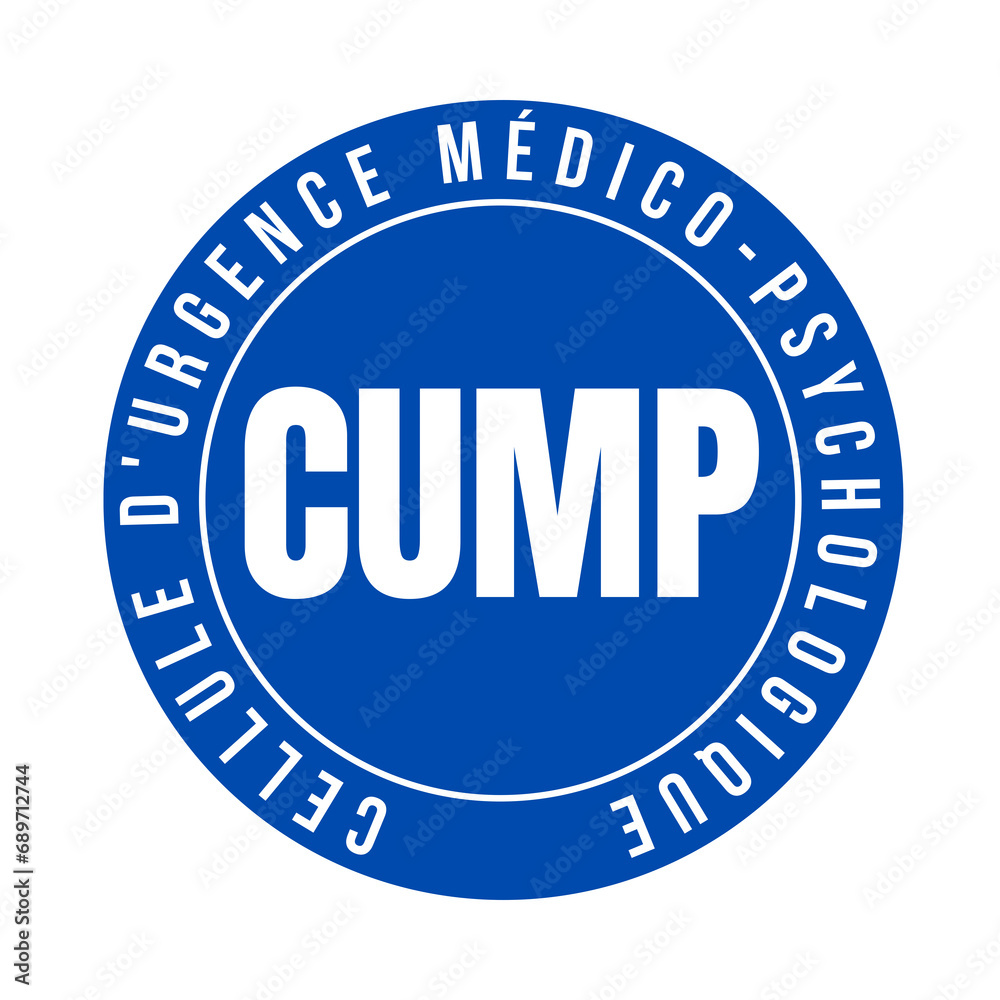 Symbole Cump Cellule D Urgence M Dico Psychologique Stock Illustration Adobe Stock