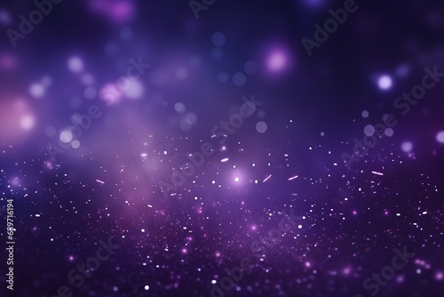 silver violet glow particle abstract bokeh background