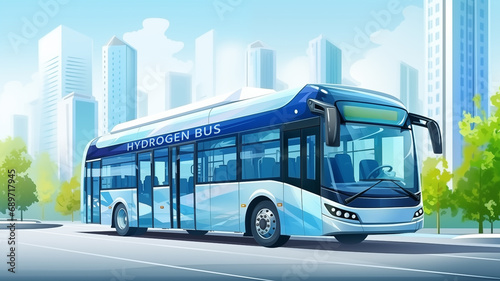 Hydrogen fuel cell bus concept