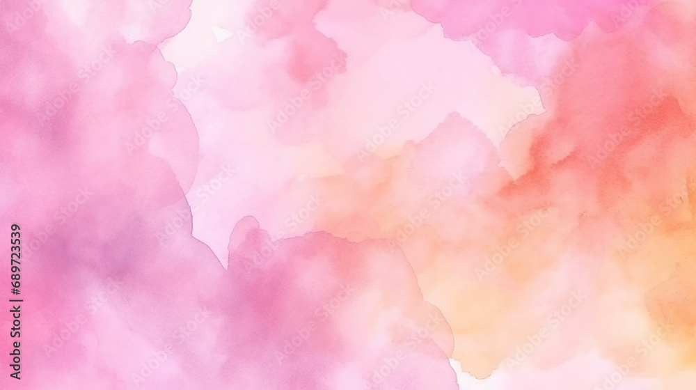 Purple magenta pink peach coral orange yellow beige white abstract watercolor. Art background. Light pastel pale soft. Purple magenta pink peach coral orange yellow beige white abstract watercolor. Art background. Light pastel pale soft.