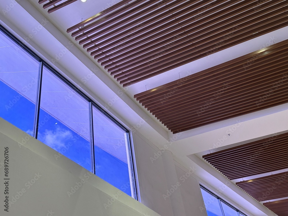 Obraz premium modern interior building, window, walls