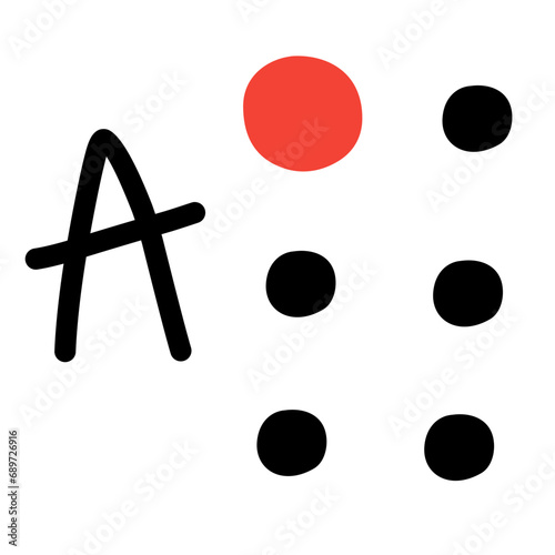 braille alphabet icon