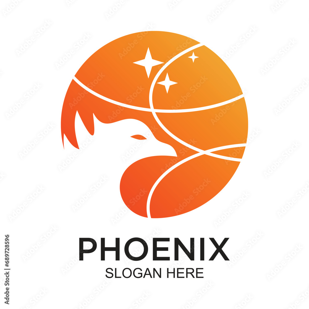 Phoenix logo design simple concept Premium Vector Phoenix logo design simple concept Premium Vector