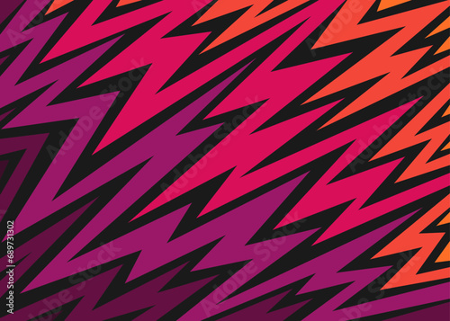 Abstract background with diagonal gradient sharp and spike line pattern