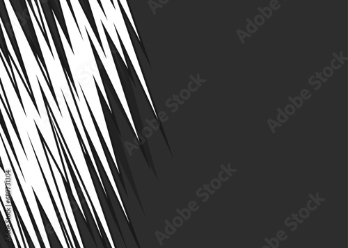 Abstract background with jagged spike pattern and with some copy space area
