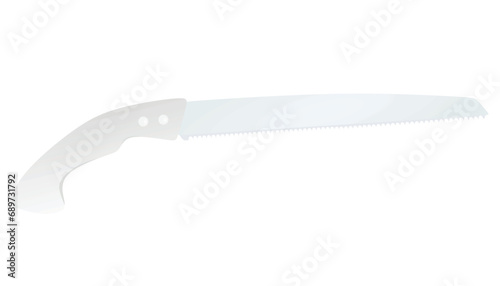 Hand cross cutter tool. vector