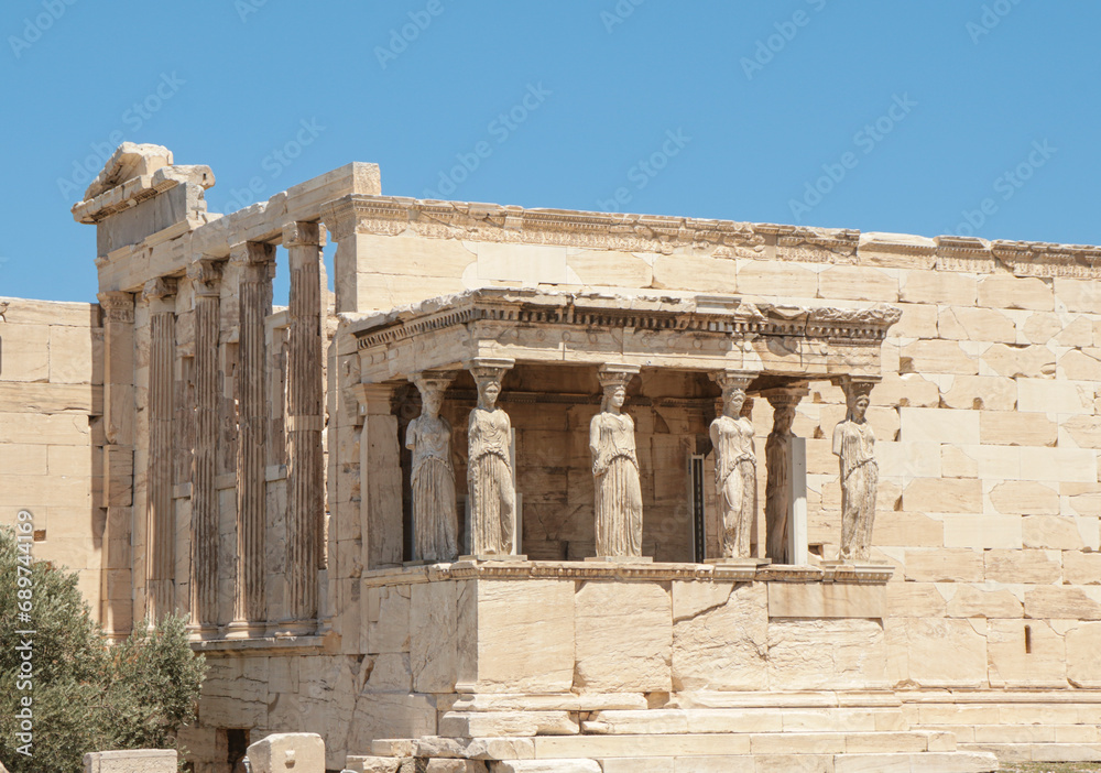 caryatids of the Acropolis of Athens