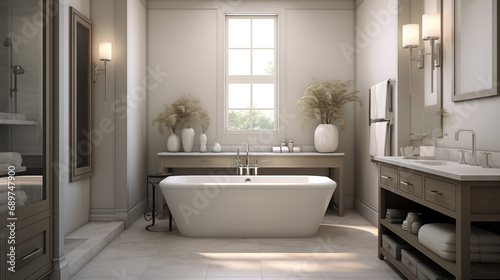 Modern Serenity: Sleek Bathroom Design