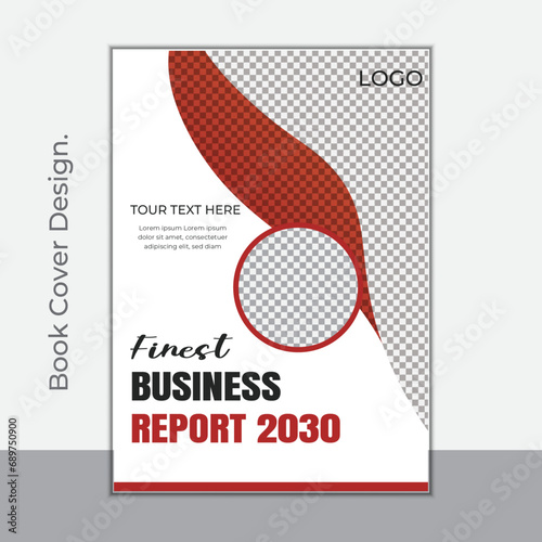 Professional Business book cover, new annual report, print-ready business cover design, book cover design eps file print-ready, company profile, business profile, flyer, brochure, banner, social
