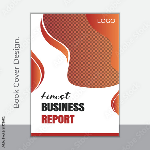 Professional Business book cover, new annual report, print-ready business cover design, book cover design eps file print-ready, company profile, business profile, flyer, brochure, banner, social