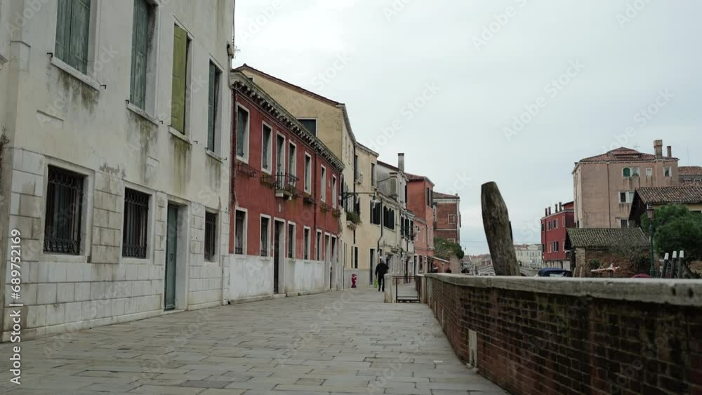 Venice, Italy - Walking through the historic center of the lagoon city Venice, Italy - Walking through the historic center of the lagoon city