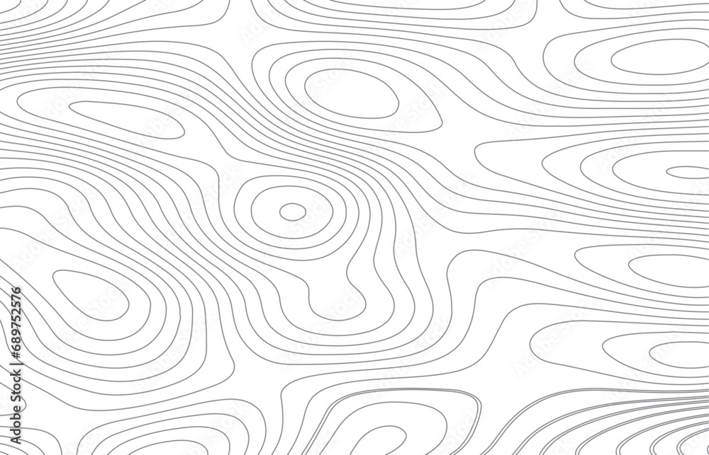 Black on white contours vector topography stylized height of the lines. The concept of a conditional geography scheme and the terrain path. 