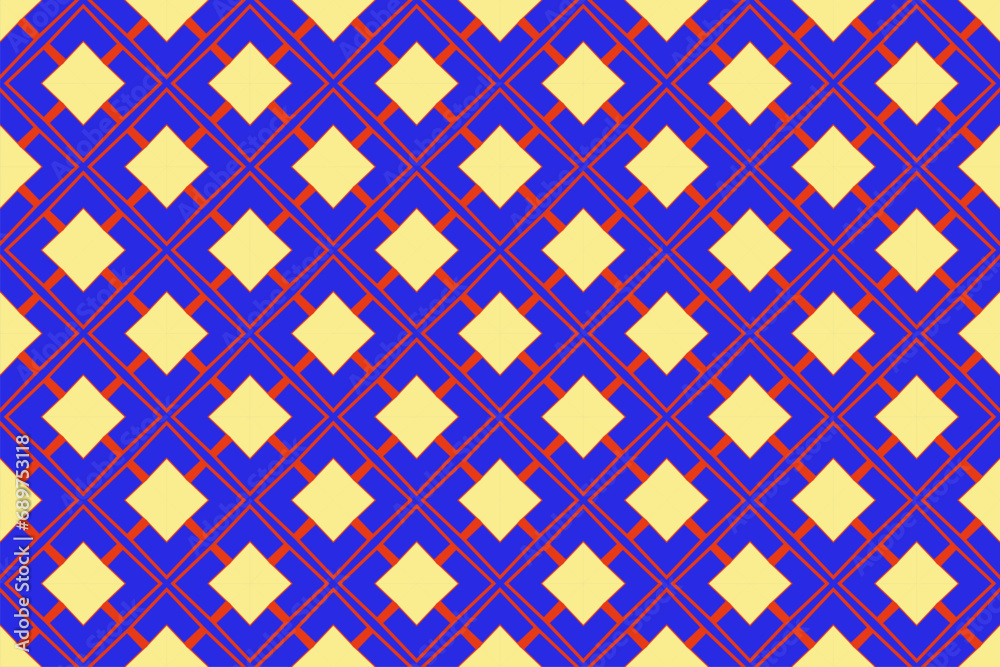 Decorative design in abstract style with rectangles. Pattern for commercials. Simple lattice graphic design