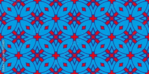 Abstract shape , geometric motif, basic pattern continuous background. 
