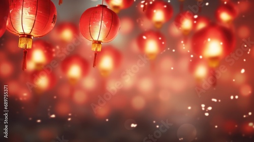 Chinese New Year Celebration Background