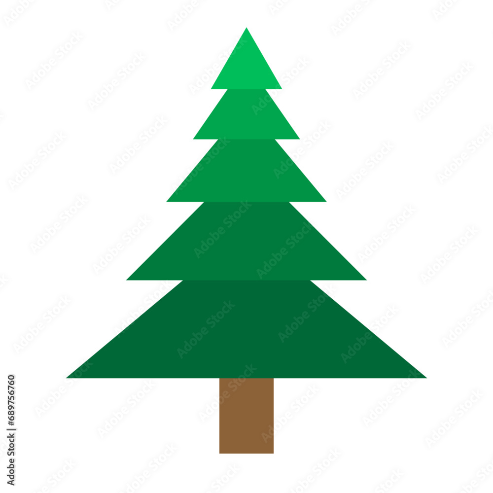 Christmas tree 5. Vector image. Graphic resource Christmas tree 5. Vector image. Graphic resource