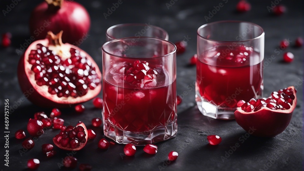 organic pomegranate and pomegranate juice in glass, decorative dark stone background
organic pomegranate and pomegranate juice in glass, decorative dark stone background