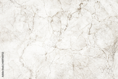 White marble pattern. Gray mineral texture. Geology flat background. Natural stone rock structure. Crack lines texture. Bright marbling effect. Granite background.