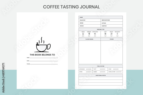 Coffee Tasting Journal