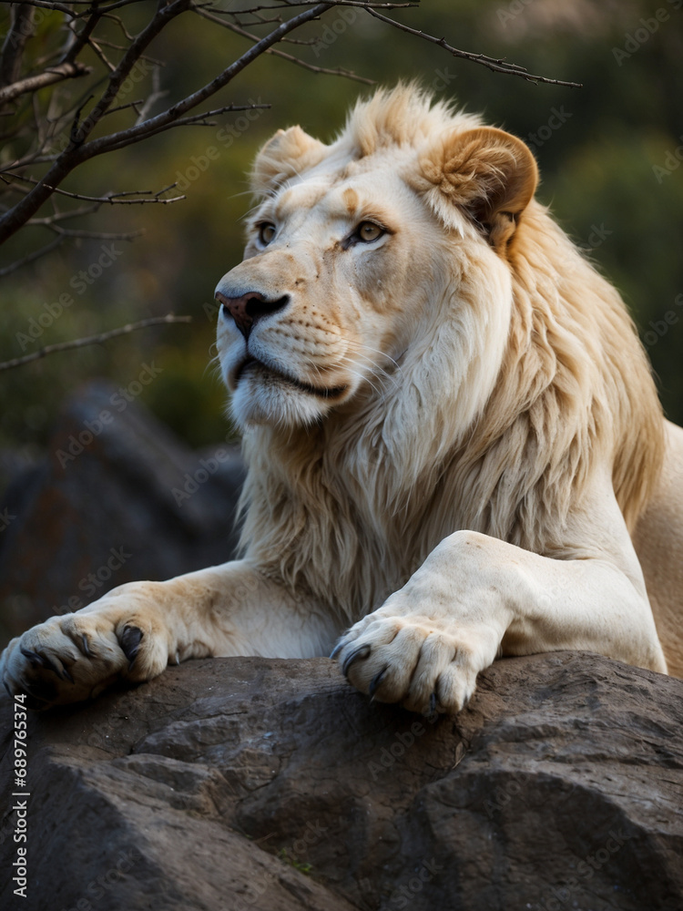 A white lion portrait, an image capturing the majestic beauty of a white lion, a photograph showcasing the regal features of a white lion A white lion portrait, an image capturing the majestic beauty of a white lion, a photograph showcasing the regal features of a white lion