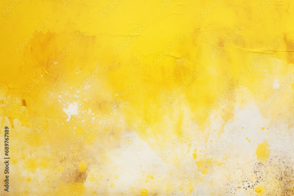 A vibrant yellow and white painting displayed on a yellow wall. Ideal for adding a pop of color to any space A vibrant yellow and white painting displayed on a yellow wall. Ideal for adding a pop of color to any space