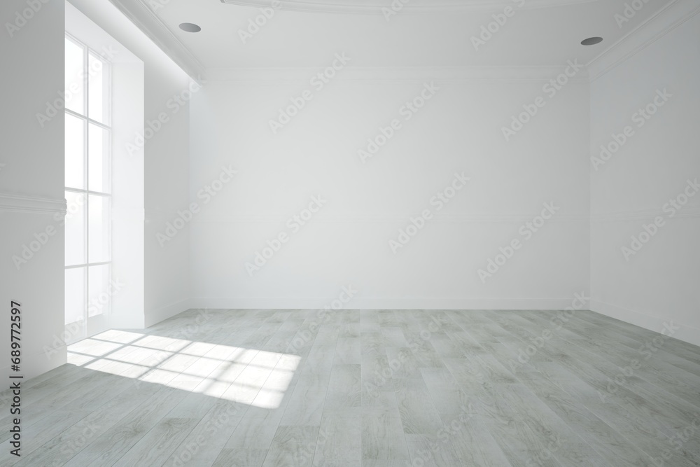 Obraz premium Modern interior design. 3D illustration