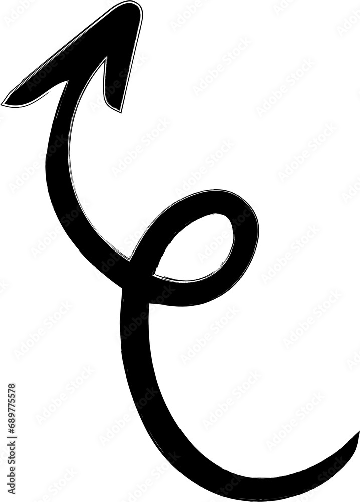 Arrow pointer doodle design and design. Arrow pointer doodle design and design.