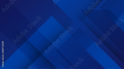 Fototapeta Naklejka Na Ścianę i Meble -  Blue vector gradient abstract background with shapes elements. Suit for business, corporate, banner, brochure, poster, cover and presentation background
