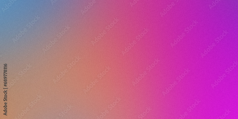 Noise abstract background. Color palette, colorful multi-color pattern with a soft noise effect. Holographic blurred grainy gradient banner texture	