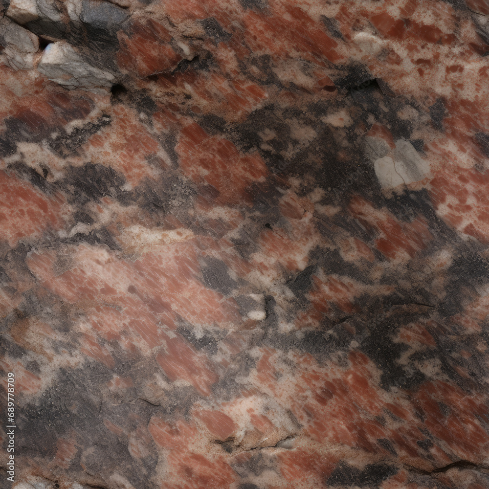 Seamless texture of brown granite.