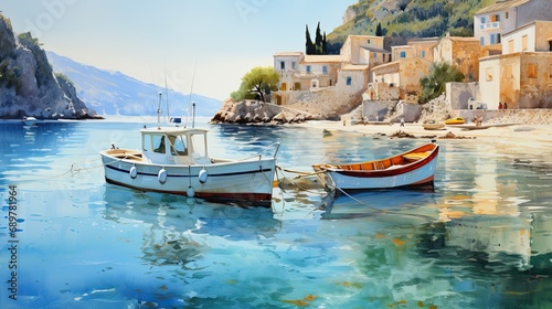 Fototapeta Naklejka Na Ścianę i Meble -  Beaches and bays of the Mediterranean coast of Greece