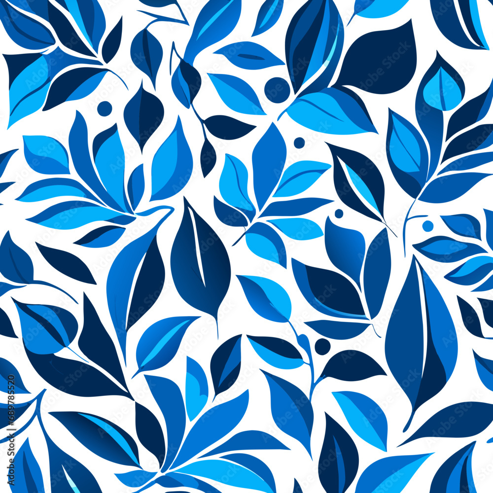 Nature-Inspired SVG Design: Seamless Pattern with Graceful Leaves,Seamless Floral Pattern With leaves