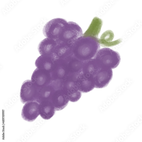 grape, fruit, drawing, line art