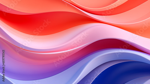 3d art with curve shape abstract background