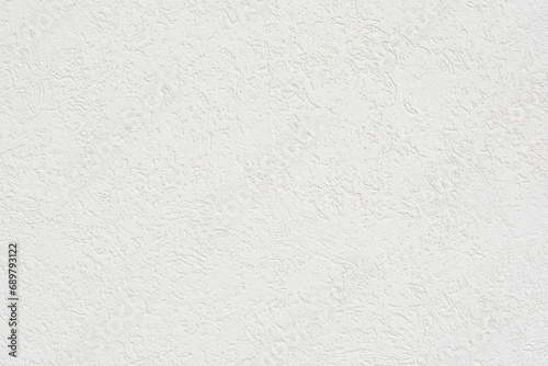 White background and texture of wall decoration with white decorative gypsum bark beetle plaster