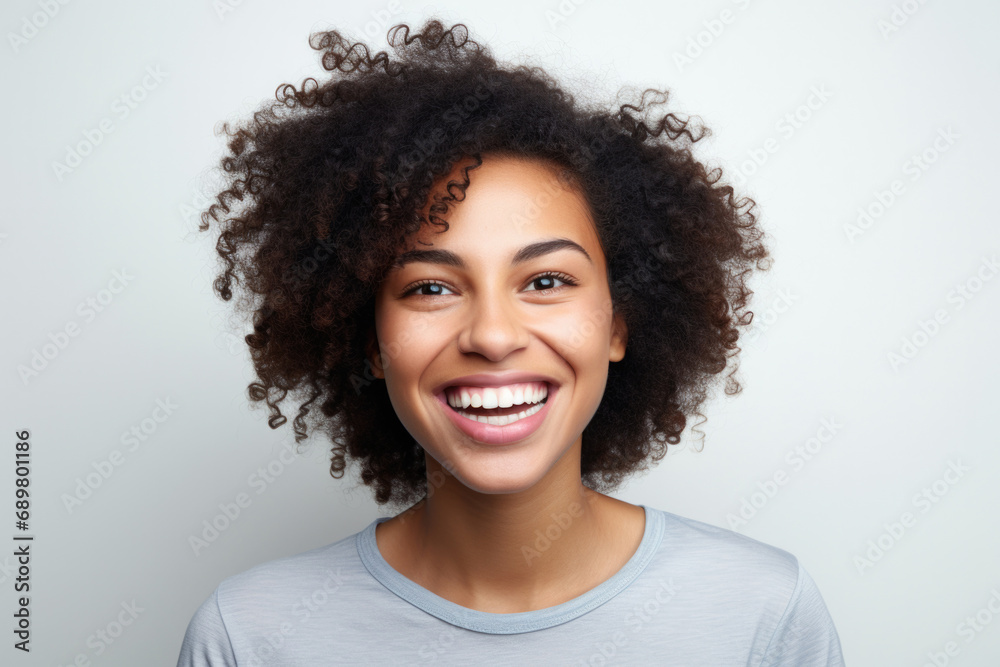 pretty african american woman happy and surprised expression pretty african american woman happy and surprised expression