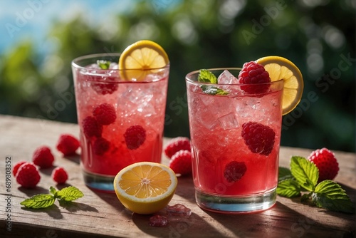 Crimson Lemonade: Refreshing Summer Drink