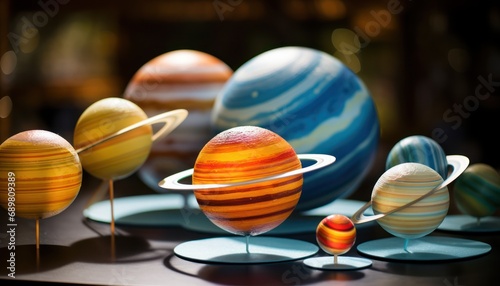 Solar System Models on a Table