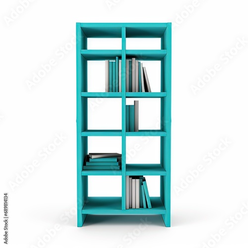 Bookshelf cyan