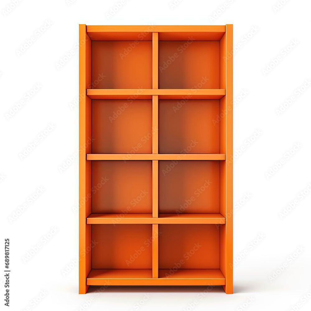Bookshelf table orange Bookshelf table orange